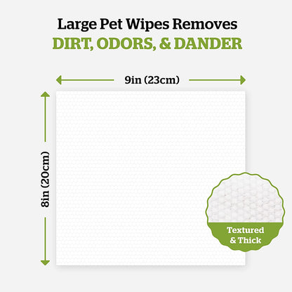 Pogi’S Dog Wipes Travel Packs – Hypoallergenic Pet Wipes for Paws, Body & Butt – Cleaning & Hydrating, Green Tea Scent, 240-Count